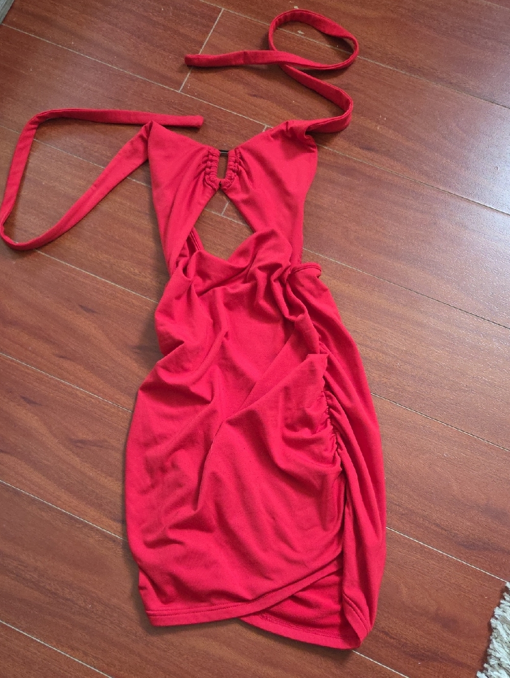 Red Halter Dress